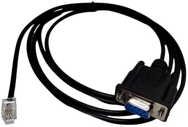 Main image of Meade 505 RS232 Serial Cable DB9 to RJ9 4P4C Crystal Adapter Wire Telescope PC Control Signal Cord