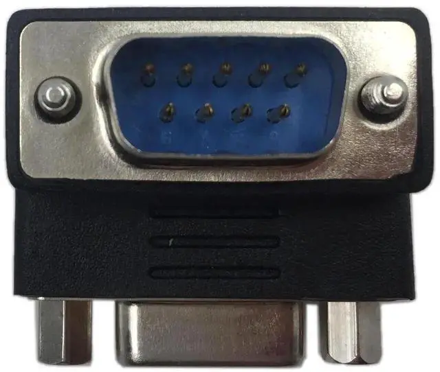 Alt view image 6 of 6 - DB9 9Pin RS232 Male to Female Serial Gender Changer Adapter Coupler Extension Connector