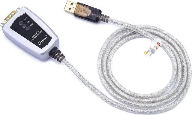 Main image of DTECH USB to RS422 RS485 Serial Adapter Cable FTDI Chip Multi OS Support Windows Mac 16.4FT Long Cable