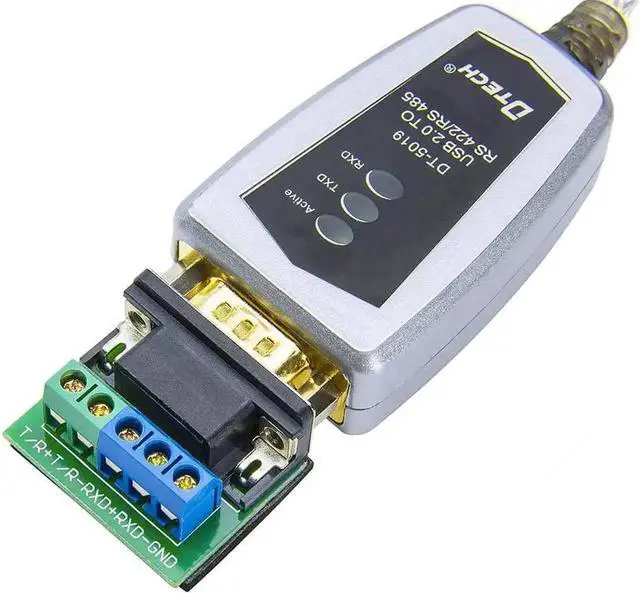 Alt view image 4 of 7 - DTECH USB to RS422 RS485 Serial Adapter Cable FTDI Chip Multi OS Support Windows Mac 16.4FT Long Cable