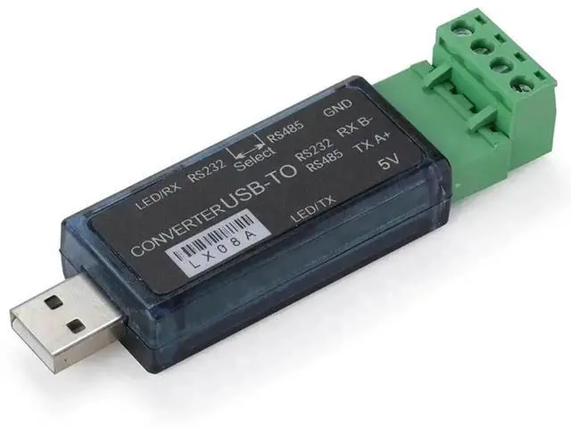 Alt view image 3 of 4 - LX08A USB to RS232 RS485 Dual Function Serial Converter, Bidirectional Transparent Transmission, Max 500M Long Distance Communication Module