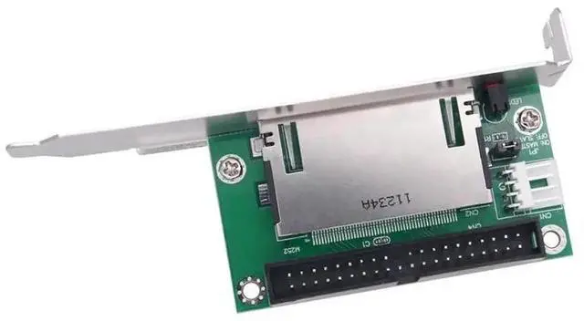 Alt view image 6 of 6 - Compact Flash to 40/39-Pin IDE Bootable Adapter Card with PCI Bracket Panel, CF Memory Card to Desktop IDE Storage Converter