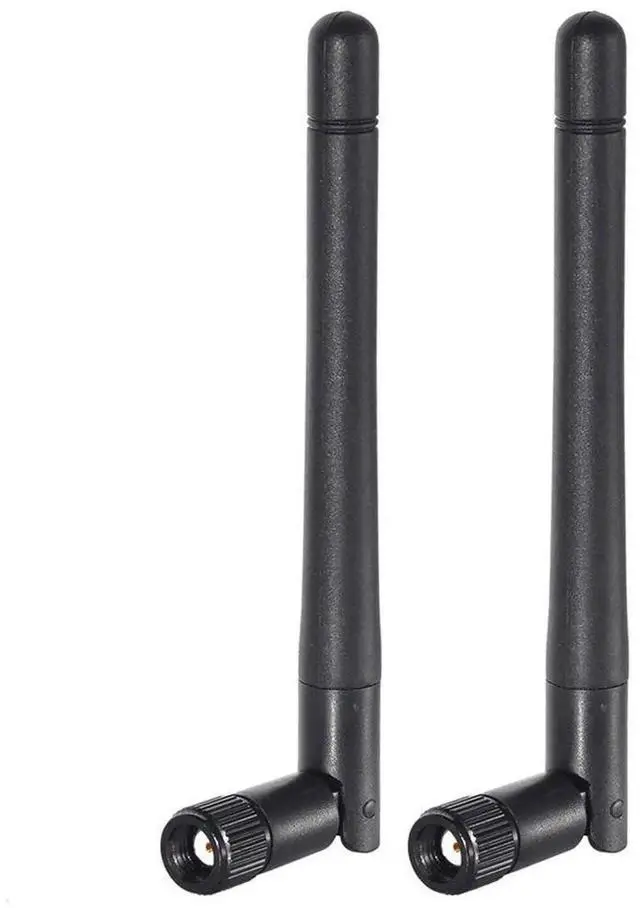 Main image of 2 Pack 3dBi MIMO Dual Band RP-SMA Male WiFi Antenna 2.4GHz 5GHz 5.8GHz Replacement Antenna for Router Network Card USB Adapter IP Camera Surveillance Monitor