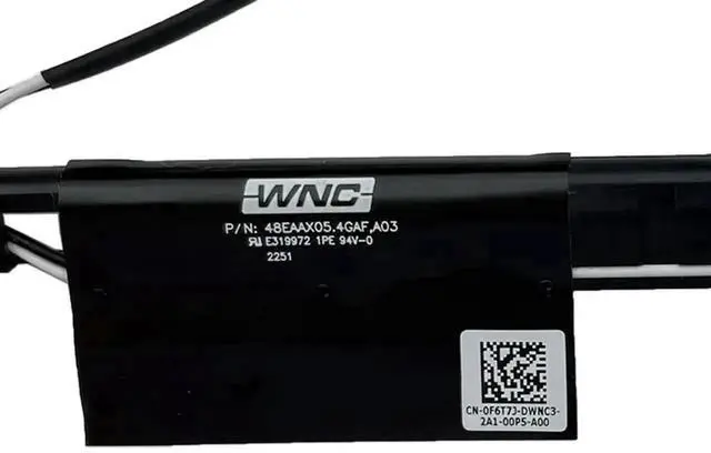 Alt view image 2 of 3 - Built-in Laptop Wireless WiFi Antenna Replacement for Dell Inspiron 15 5542 5543 5545 5547 5548 5557 P39F Part# 0F6T7J F6T7J DC33001IJ0L