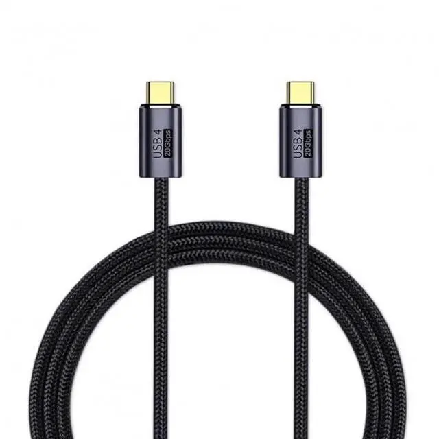 Alt view image 6 of 6 - 50CM USB4 USB-C Male to Male Cable, USB3.2 Gen2 20Gbps 100W 20V 5A PD Fast Charging Cord for Laptop Tablet Smartphone