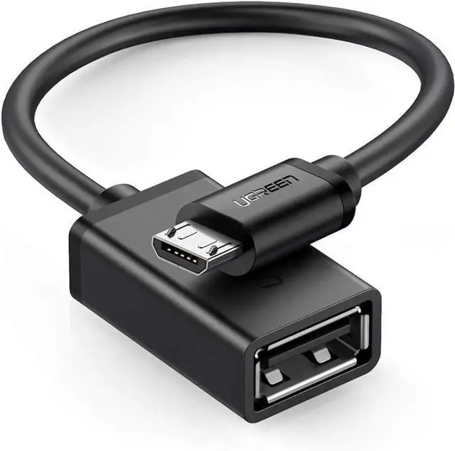Main image of UGREEN 4 Inch Black Micro USB 2.0 OTG Cable, Micro USB Male to USB-A Female OTG Adapter for Samsung S7/S6 Edge/S4/S3, LG G4, Android Phones & Tablets