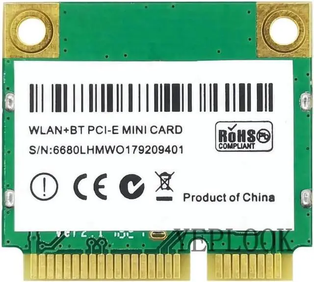 Alt view image 3 of 4 - Intel 8265HMW Half Mini PCIe Wireless AC Card, 1167Mbps Dual Band 2.4G/5GHz 802.11ac WiFi Adapter with Bluetooth 4.2 for Laptops