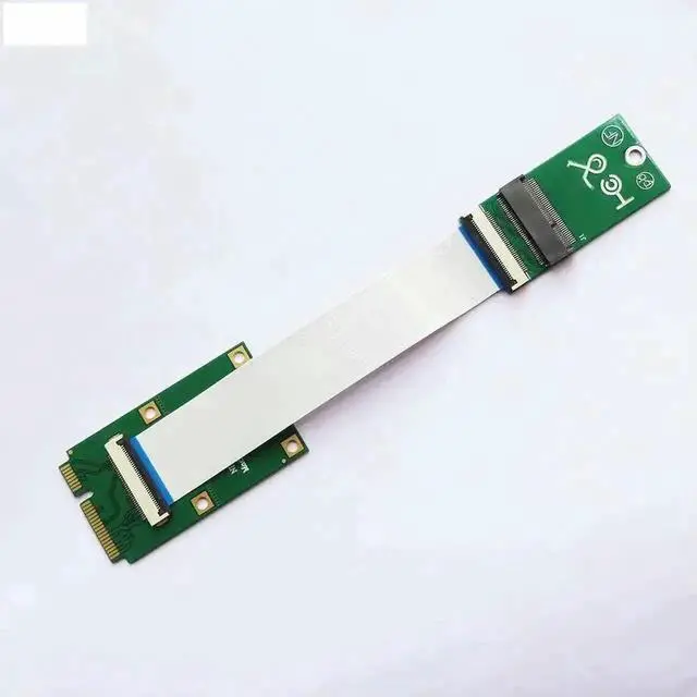Alt view image 3 of 3 - M.2 A+E/E Key to Mini PCIe WiFi Extension Riser Cable, PCIe Protocol M.2 Wireless Card Converter Adapter