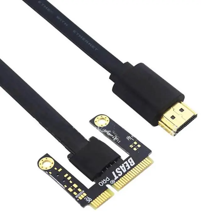Alt view image 5 of 7 - EXP GDC PCIe External Laptop eGPU Dock, Laptop External Graphics Card Station Compatible with Beast Mini PCI-E / NGFF M.2 / Expresscard (Only Mini PCI-E Cable Included)