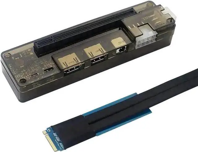Alt view image 6 of 7 - EXP GDC Beast Series M.2 M Key External GPU Dock, Laptop PCIe External Graphics Docking Station, Mini PCI-E & M.2 A Key Compatible, Power-Free Version
