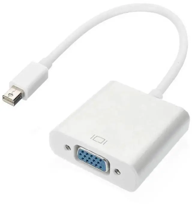 Main image of Mini DisplayPort to VGA Adapter Cable, 1080P@60Hz MDP to VGA Converter for Laptops, Monitors & Projectors