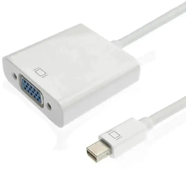 Alt view image 6 of 7 - Mini DisplayPort to VGA Adapter Cable, 1080P@60Hz MDP to VGA Converter for Laptops, Monitors & Projectors