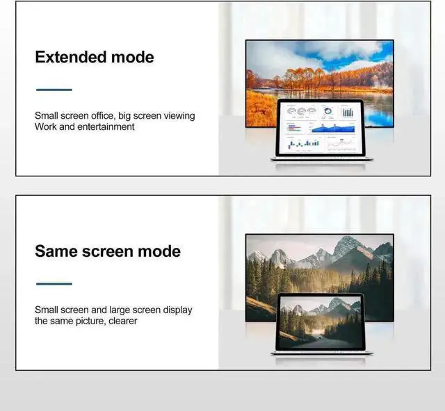 Alt view image 3 of 7 - 3.3FT Bidirectional Mini DP to DP 1.4 Cable, 32.4Gbps 8K@60Hz 4K@240Hz HDR HDCP2.3 Cord for Thunderbolt 1/2 MacBook, G-Sync FreeSync Monitor