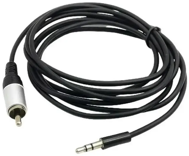 Main image of 200cm 3.5mm Male to 3 RCA Male AUX Audio Cable, Stereo RCA Cord for Phones, Amplifiers & Home Theater Systems