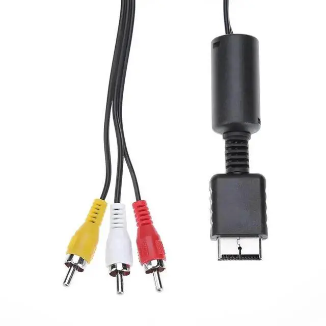 Alt view image 4 of 4 - 1 to 3 RCA AV Composite Cable for Sony PS1/PS2/PS3 Game Consoles, Audio Video TV Lead Gaming Accessory Cord
