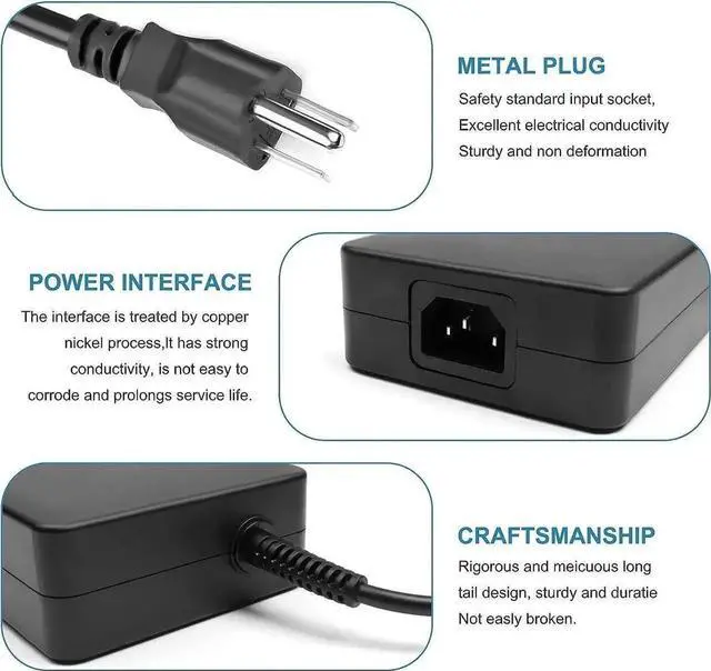 Alt view image 2 of 6 - 280W 20V 14A AC Laptop Charger ADP-280BB B A18-280P1A, Power Adapter Compatible with MSI GS77 GE66 GE76 Raider GP76 GP66 Leopard S93-0409330-C54, Clevo X170SM-G X170KM-G Gaming Notebooks