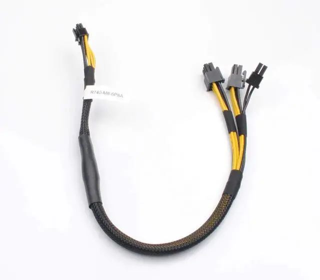 Main image of Mini 8 Pin to 6+8 Pin GPU Power Cable 0TR5TP TR5TP Compatible with Dell R740 R740xd Server GPU Riser