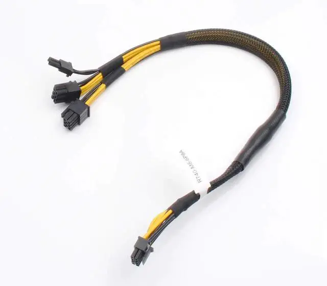 Alt view image 4 of 7 - Mini 8 Pin to 6+8 Pin GPU Power Cable 0TR5TP TR5TP Compatible with Dell R740 R740xd Server GPU Riser