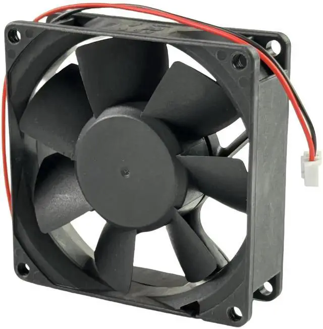 Alt view image 4 of 7 - SUNON KD1208PTS1 DC Cooling Fan 8025 8CM 12V 2.6W 2-Wire Chassis & Power Supply Fan