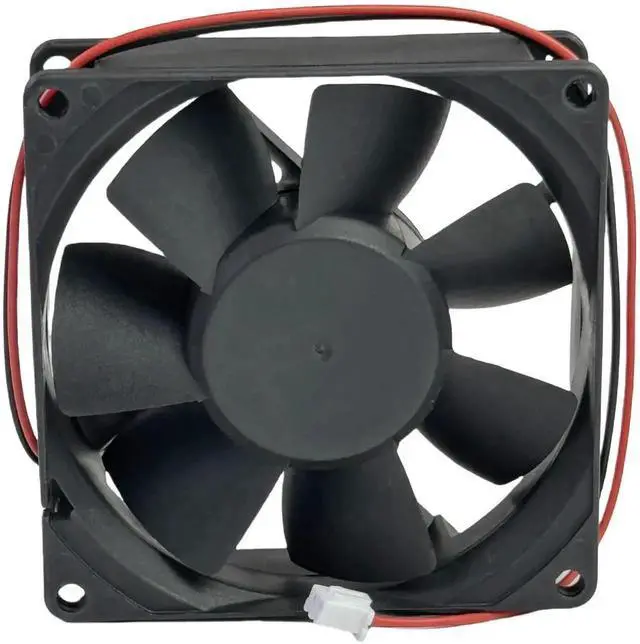 Alt view image 2 of 7 - SUNON KD1208PTS1 DC Cooling Fan 8025 8CM 12V 2.6W 2-Wire Chassis & Power Supply Fan