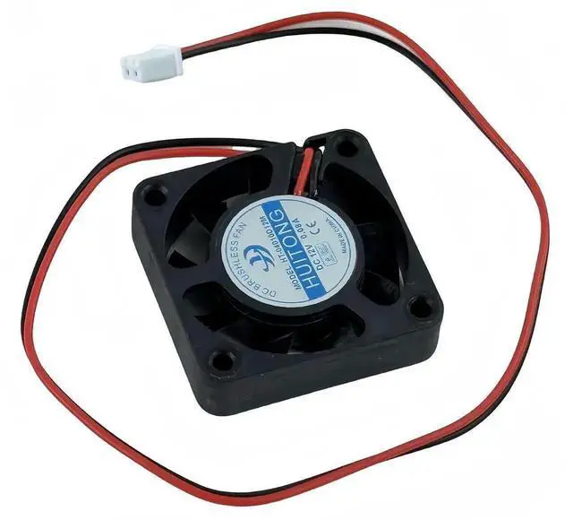 Alt view image 3 of 7 - 4010 Silent DC Brushless Cooling Fan HT-04010D12M, 4CM 12V 0.08A 2-Wire Mini Equipment Cooling Fan