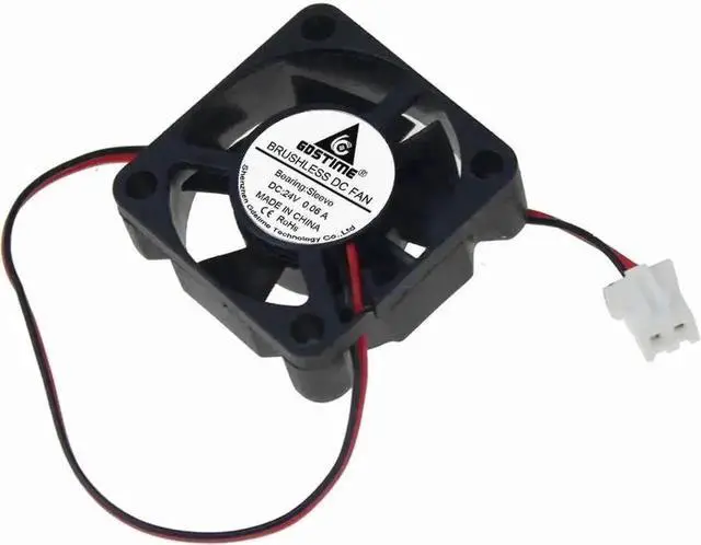 Alt view image 6 of 6 - 1 Pack Gdstime 3010 Mini DC Brushless Cooling Fan, 30×30×10mm 3CM 24V 2Pin Small Heatsink Fan