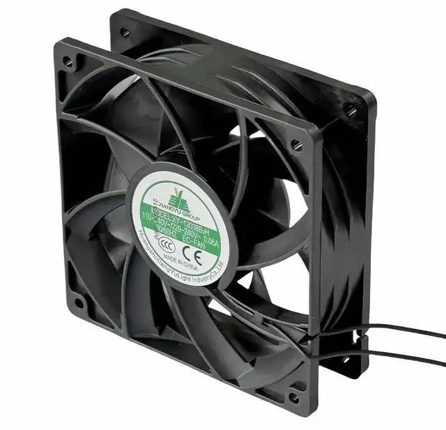Main image of XY-12038B2H EC Brushless Cooling Fan, 12038 120×120×38mm Wide Voltage 110-240V Cabinet Exhaust Fan