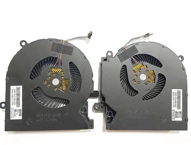 Main image of Dual CPU GPU Cooling Fan Set for HP Omen 15-EN 15-EK TPN-Q236 TPN-Q238, P/N M04215-001 M04216-001 ND8CC02-19J23 ND8CC02-19J22 DC12V