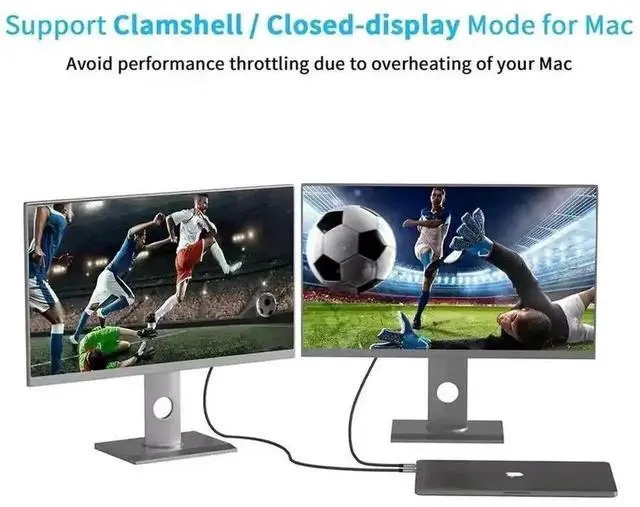 Alt view image 3 of 7 - USB C to DisplayPort 1.4 Cable Support 8K@60Hz High Refresh Rate Compatible Thunderbolt 3/4