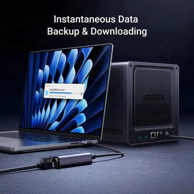 Alt view image 7 of 7 - UGREEN 2.5G USB C to RJ45 Ethernet Adapter Aluminum Shell Compatible Thunderbolt 4/3