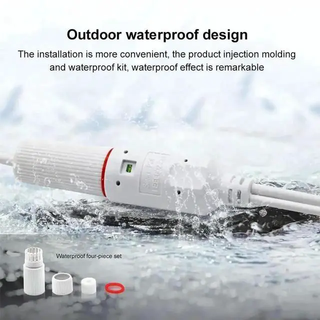 Alt view image 2 of 3 - Waterproof 48V to 12V POE Splitter IEEE802.3af/at Compliant POE Ethernet Adapter Cable