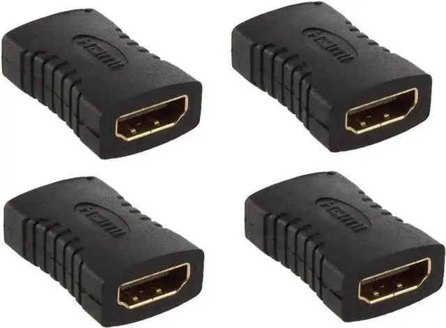 Main image of 4 Pack HDMI Female to Female Inline Coupler HDMI Cable Extender Adapter F/F