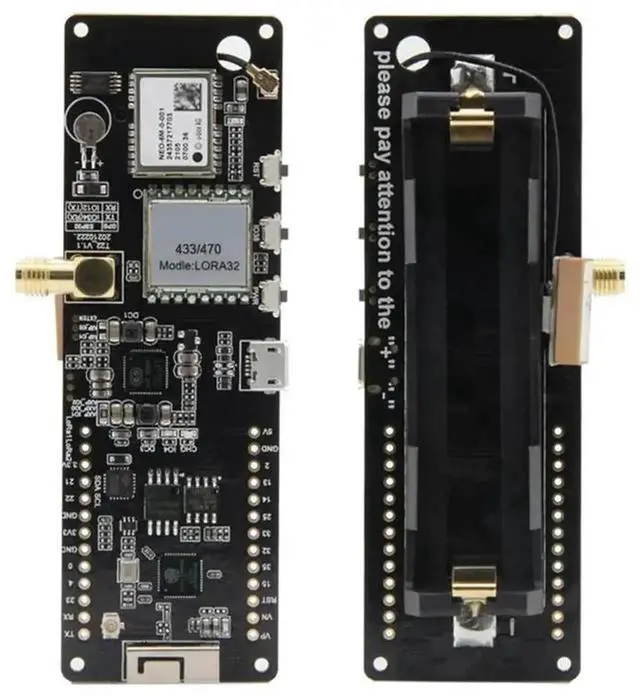 Alt view image 3 of 7 - LILYGO TTGO Meshtastic T-Beam V1.2 ESP32 LoRa GPS Dev Board 915MHz with OLED Display