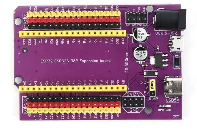 Main image of NodeMCU-32S ESP32 Development Board TYPE-C & Micro USB Dual Port WiFi Bluetooth GPIO Expansion Module