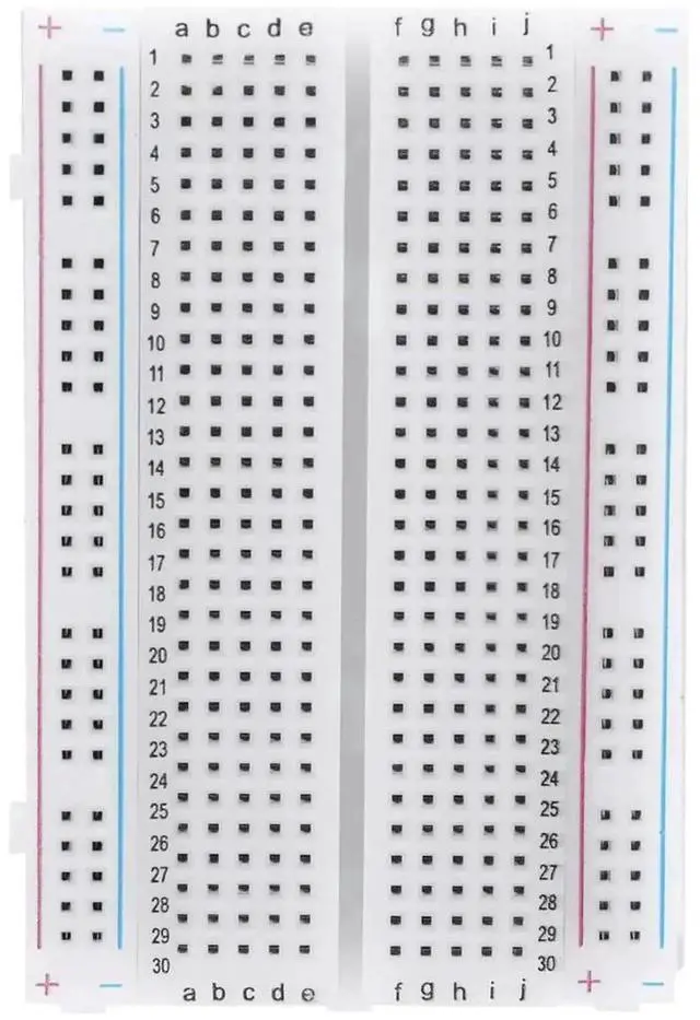 Main image of 400 Tie Points Solderless PCB Breadboard, Spliceable Circuit Test Breadboard for Electronic Experiment Robot DIY