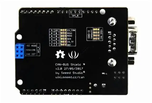 Main image of CAN-Bus Shield V2 with MCP2515 & MCP2551 CAN Controller Transceiver for Main Control Boards