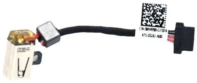 Alt view image 2 of 2 - DC Power Jack Harness Cable Replacement for Dell XPS 12 9Q33 9Q23 NVR98 CN-0NVR98 DC30100OK00