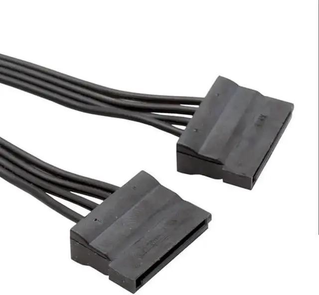 Alt view image 2 of 6 - 22cm Hard Drive Power Extension Cable, Anti-Oxidation Replacement Power Extension Wires