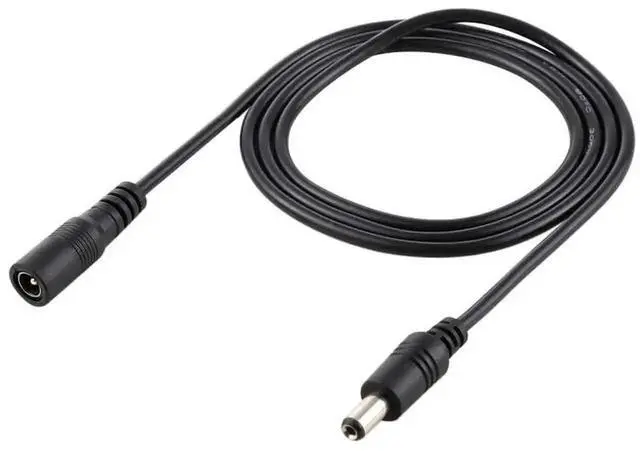 Alt view image 2 of 6 - 1M 22AWG DC Power Extension Cable 5.5x2.1mm Female to Male Plug for Laptop Power Supply