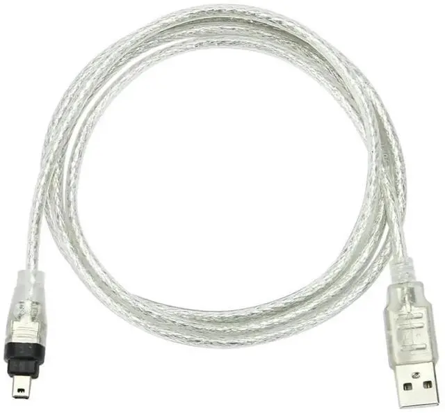 Alt view image 7 of 7 - 2 Pack 1M USB 2.0 to IEEE 1394 4Pin iLink Firewire Cable, Exclusive for DCR-TRV75E DV Camcorder