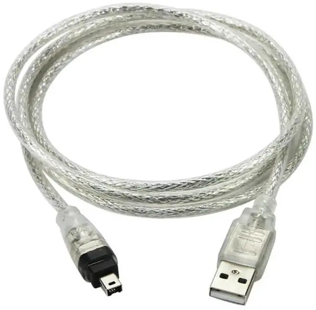 Alt view image 6 of 7 - 2 Pack 1M USB 2.0 to IEEE 1394 4Pin iLink Firewire Cable, Exclusive for DCR-TRV75E DV Camcorder