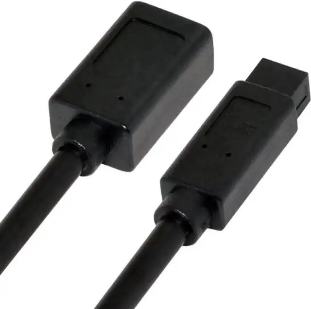 Alt view image 7 of 7 - 20cm IEEE 1394 6Pin Female to 9Pin Male Firewire Cable, FireWire 400 to 800 Converter Cord