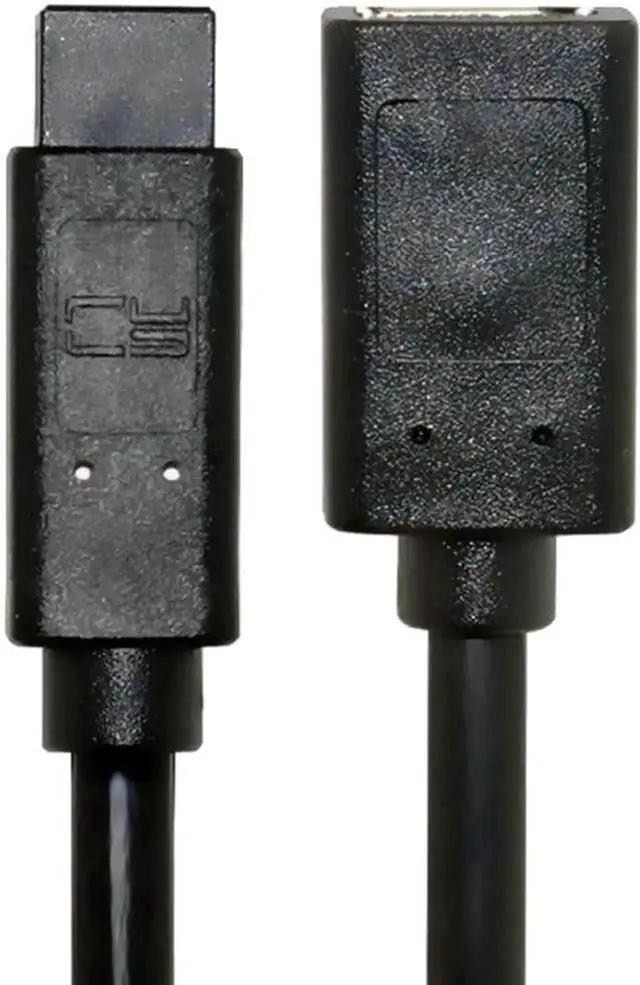 Alt view image 6 of 7 - 20cm IEEE 1394 6Pin Female to 9Pin Male Firewire Cable, FireWire 400 to 800 Converter Cord