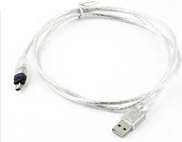 Alt view image 3 of 3 - USB Male to IEEE 1394 4Pin iLink Firewire Cable, Special Transfer Cord for SONY DCR-TRV75E DV Camcorder