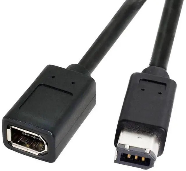 Main image of 20cm IEEE 1394 6Pin Female to Male Firewire 400 Extension Cable for Video Capture Cards