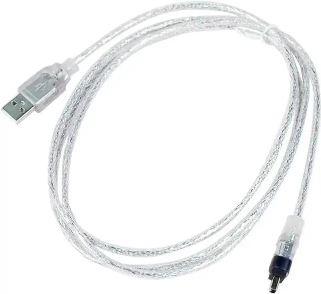 Main image of 1.5M USB 2.0 Male to IEEE 1394 4Pin iLink Firewire Cable, Transfer Cord for Mini DV Camcorders