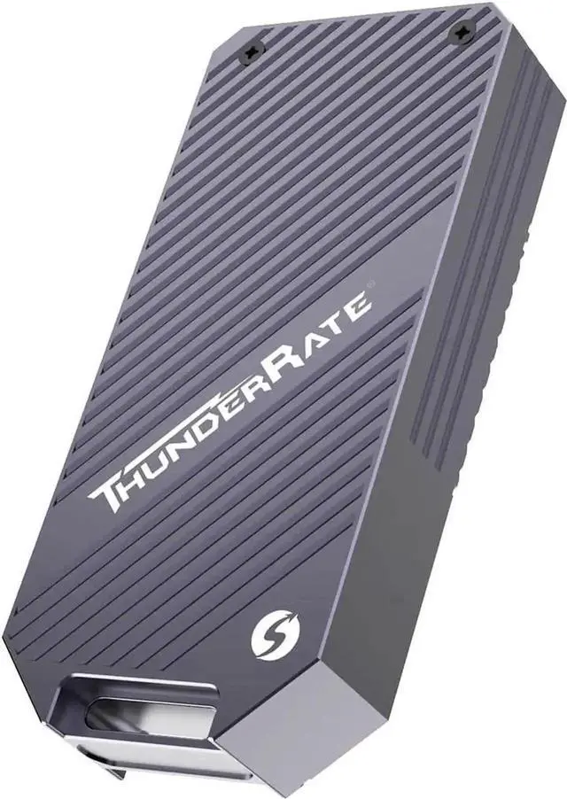 Alt view image 3 of 6 - USB4 40Gbps M.2 NVMe 2280 SSD Enclosure Model TB-2464 PRO, Type-C External Solid State Drive Case Compatible with Thunderbolt 3/4, USB 3.2/3.1/3.0