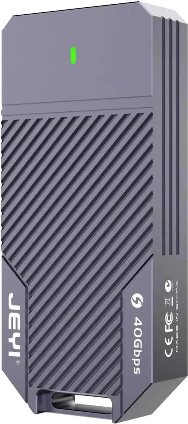 Alt view image 5 of 6 - USB4 40Gbps M.2 NVMe 2280 SSD Enclosure Model TB-2464 PRO, Type-C External Solid State Drive Case Compatible with Thunderbolt 3/4, USB 3.2/3.1/3.0