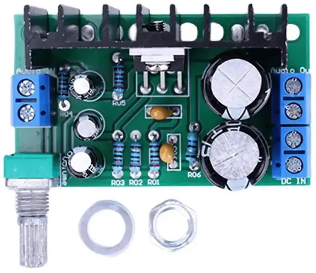 Main image of TDA2050 Mono Audio Power Amplifier Board, 10-100W Single Channel Amp Module, Supports DC & AC 12V-24V for DIY Audio System