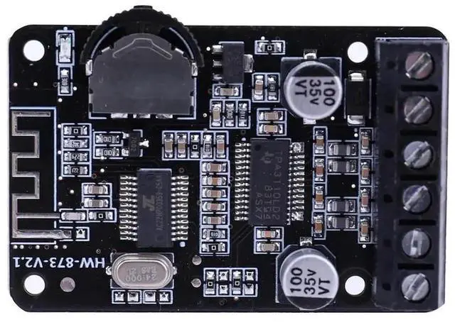 Main image of Bluetooth-compatible Digital Audio Amplifier Board, 10W/15W/20W Stereo Amp Module, DC 8V-24V Wide Voltage DIY Sound Board